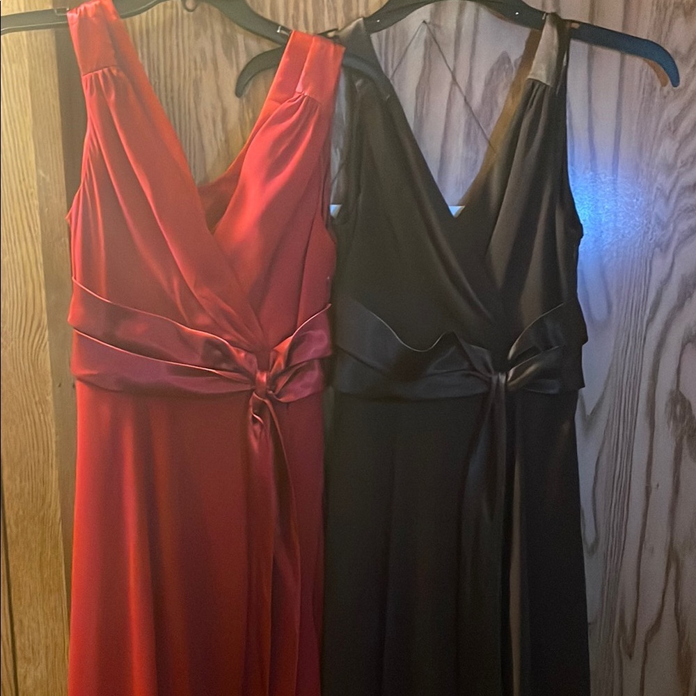 Elegant Red and Black Women's Dresses